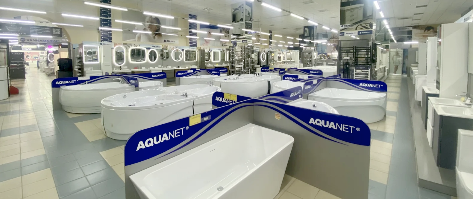 Магазин Aquanet в ТЦ «Ангар», Тюмень