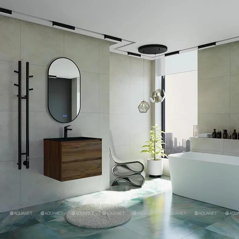 Полотенцесушитель электрический Vincea 130x25 VTD-1D2BE черный