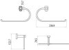 Держатель для полотенец Lemark Omega LM3135C