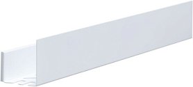 Полка Aquanet Магнум Н 70x12 белая матовая, с крючками
