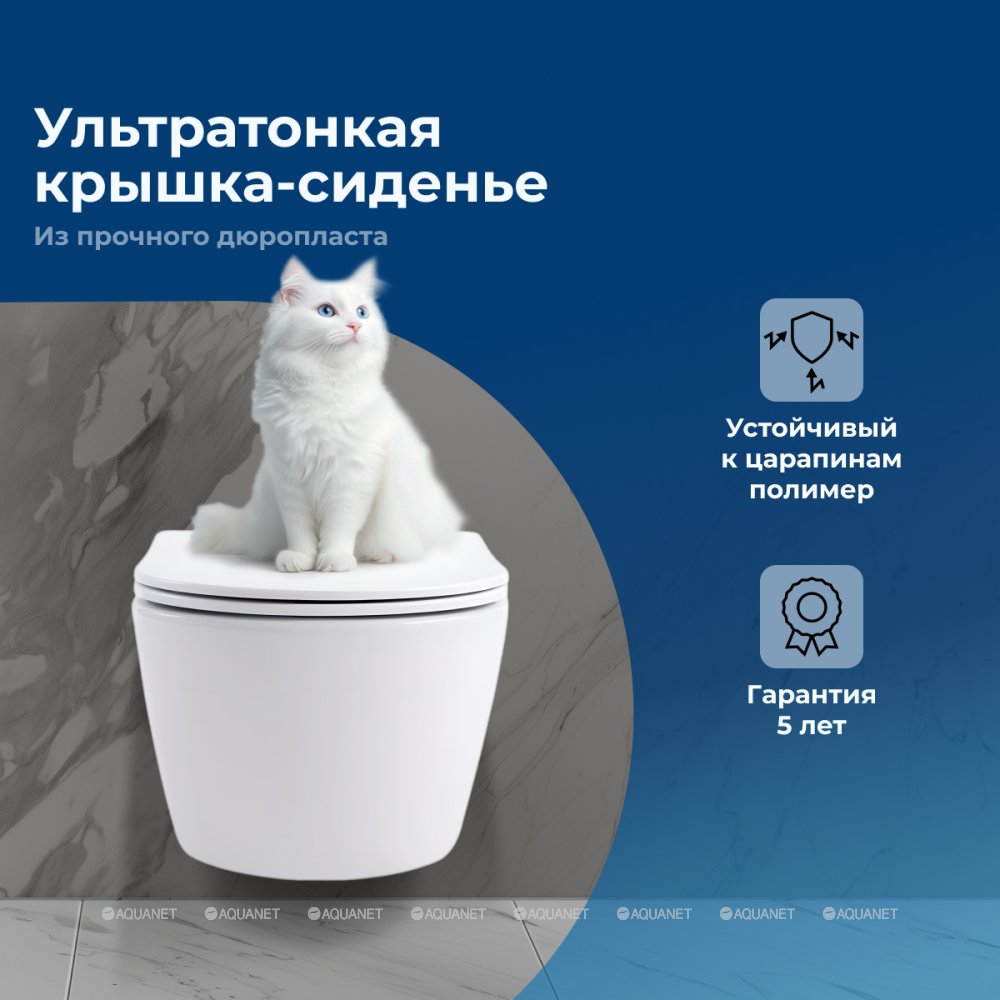 Унитаз подвесной Aquanet Smart Rimless LX-1106