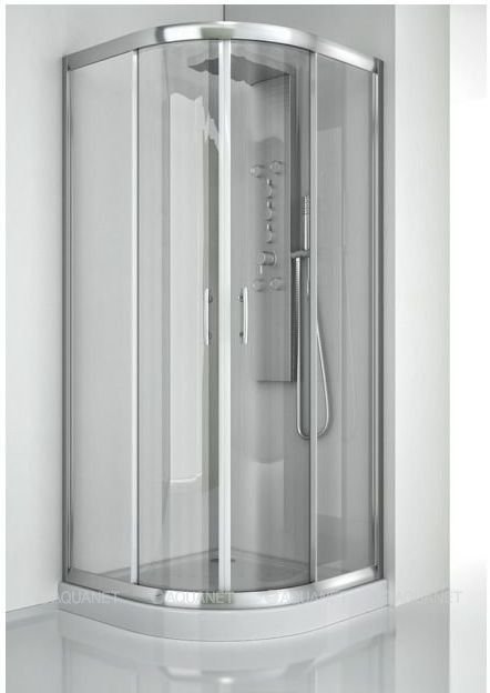 Душевой уголок Aquanet Alfa NAA2142 100x100, R550, прозрачное стекло