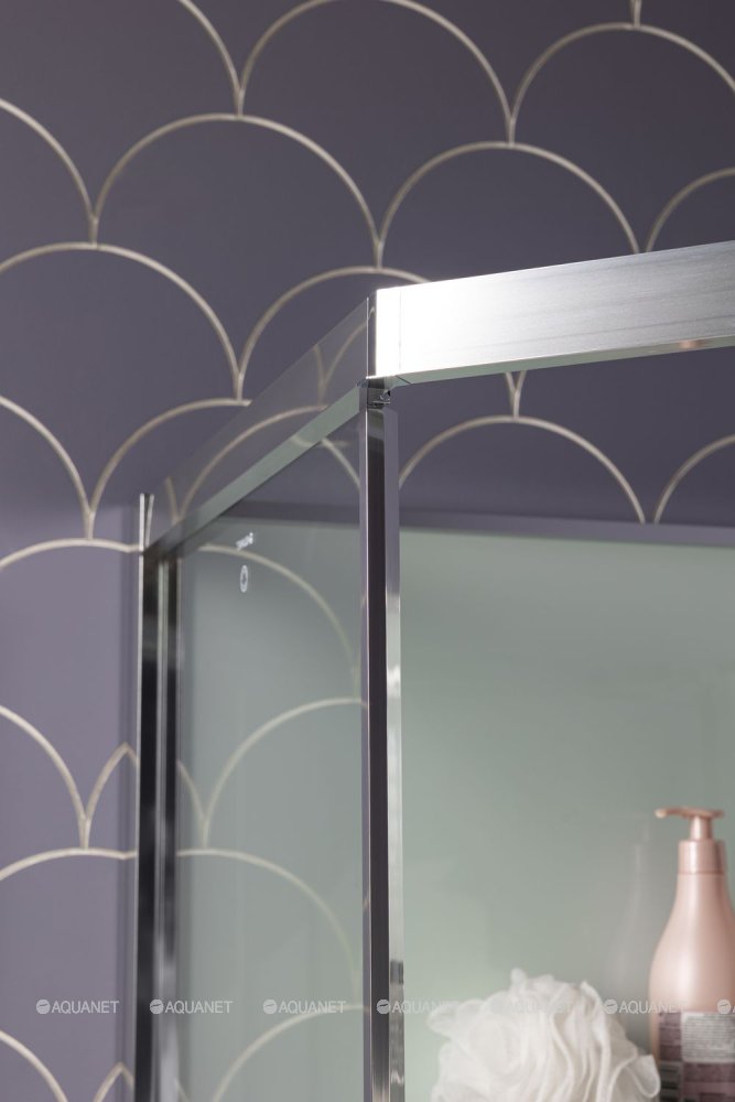 Душевая кабина Aquanet Passion P 3.0 90x90, прозрачное стекло, поддон низкий, двери раздвижные