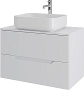 Тумба с раковиной Orange Line 80 Li-80TuwMDF+B05-500W белый